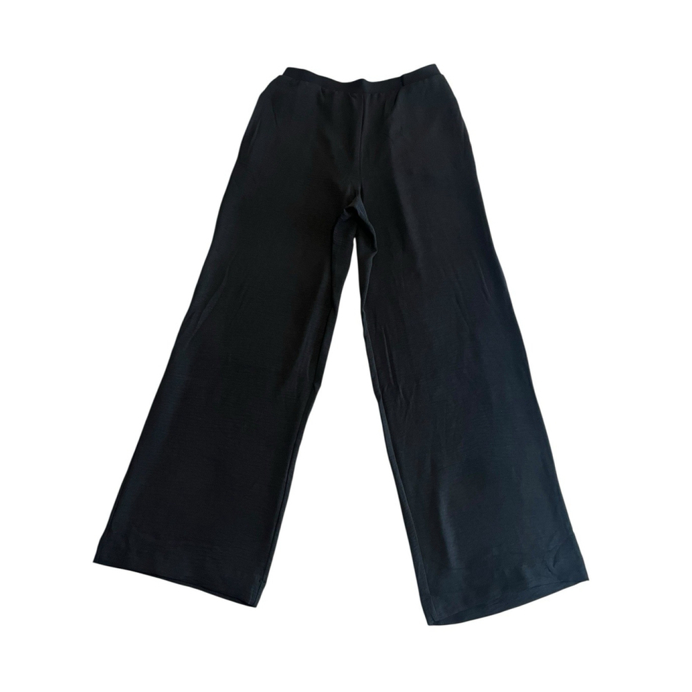 Mango MNG Black Relaxed Straight Leg Pants Women's M